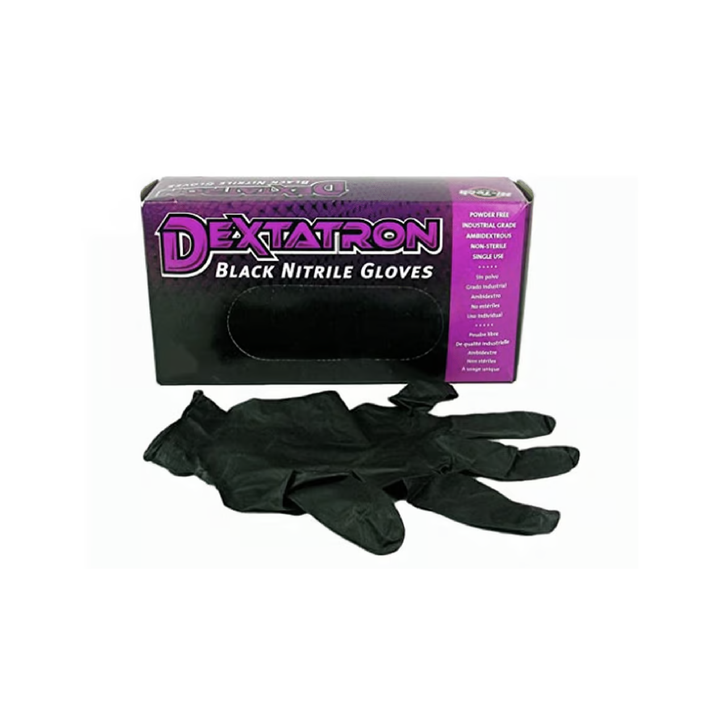 Black Nitrile PF Gloves